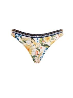 Aqua Bendita Lola Jardim Floral Bikini Bottom